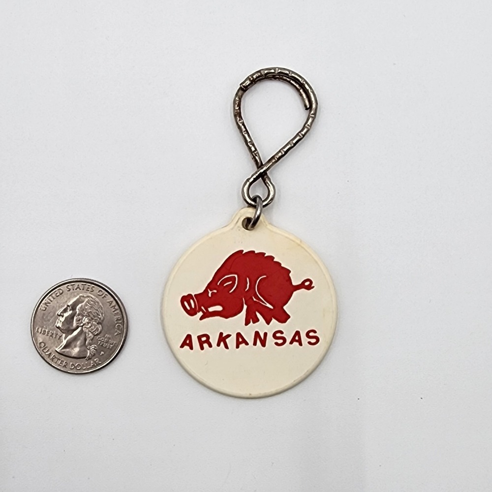 Vintage Lot Of 3 Arkansas Razorbacks Football Keychains‎ 1 Springdale Bulldogs - Picture 4 of 9